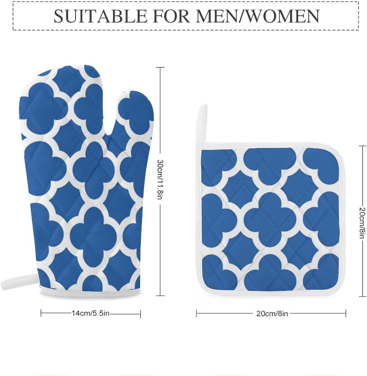 Curdesi 4PCS Oven Mitts and Pot Holders Set 1