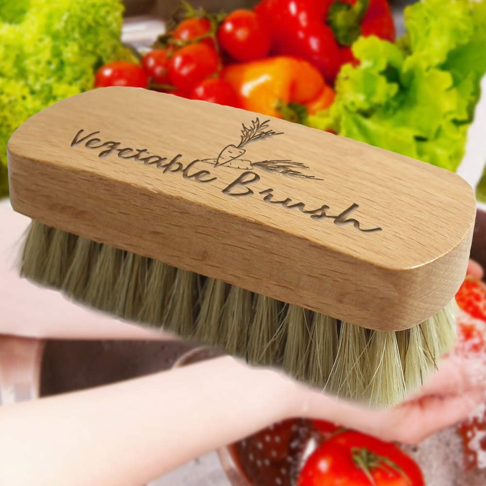 HomeLove Funny Vegetable Brush for Cleaning Potatoes Carrots Beets