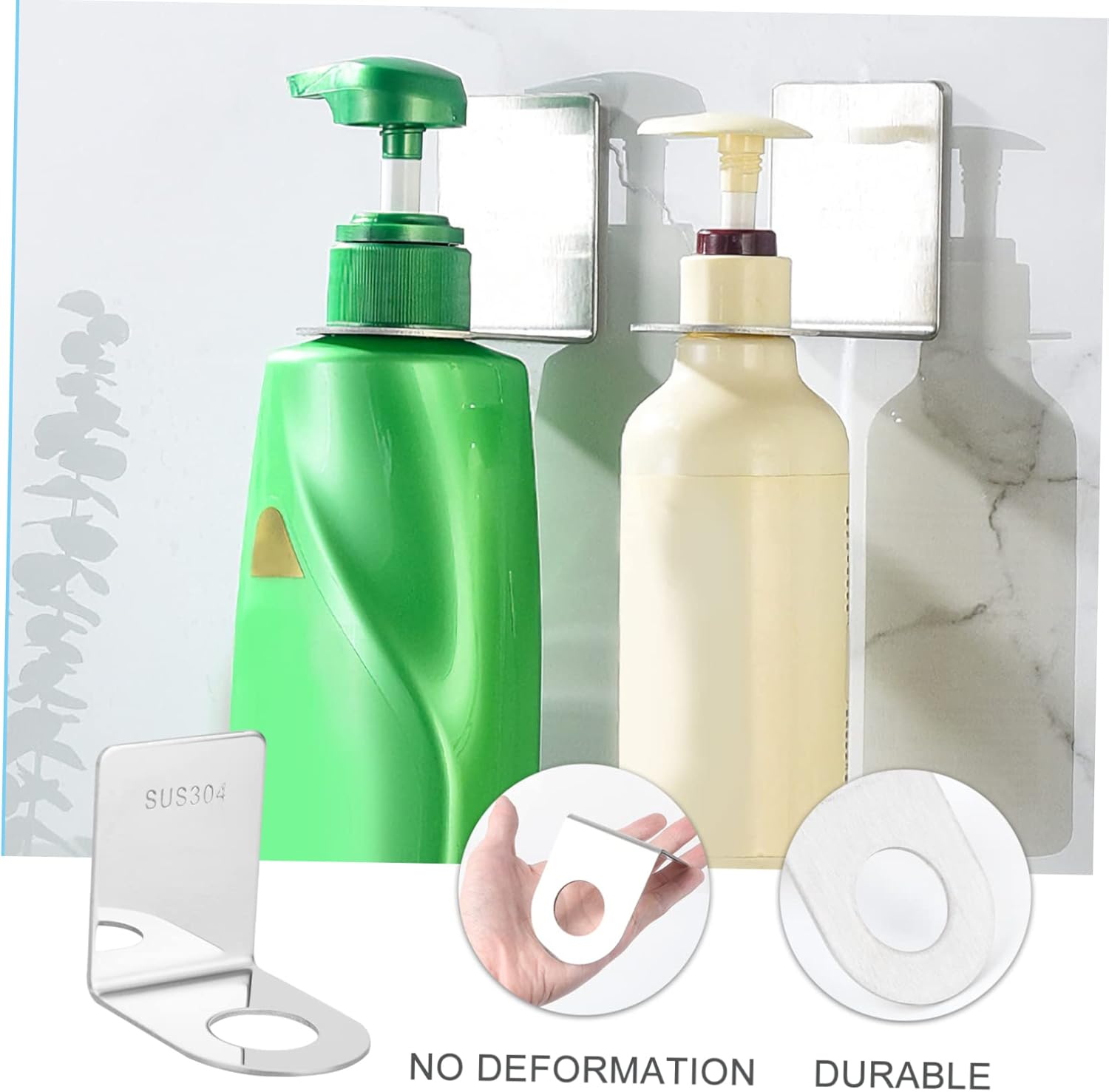 KONTONTY Stainless Steel Shower Gel Rack