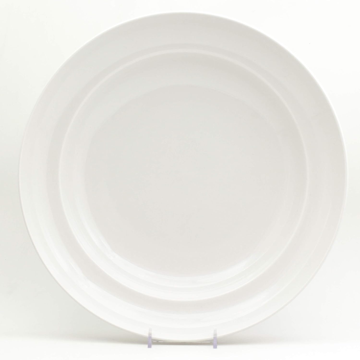 Euro Ceramica Essential Collection Porcelain Serving Bowl Classic White