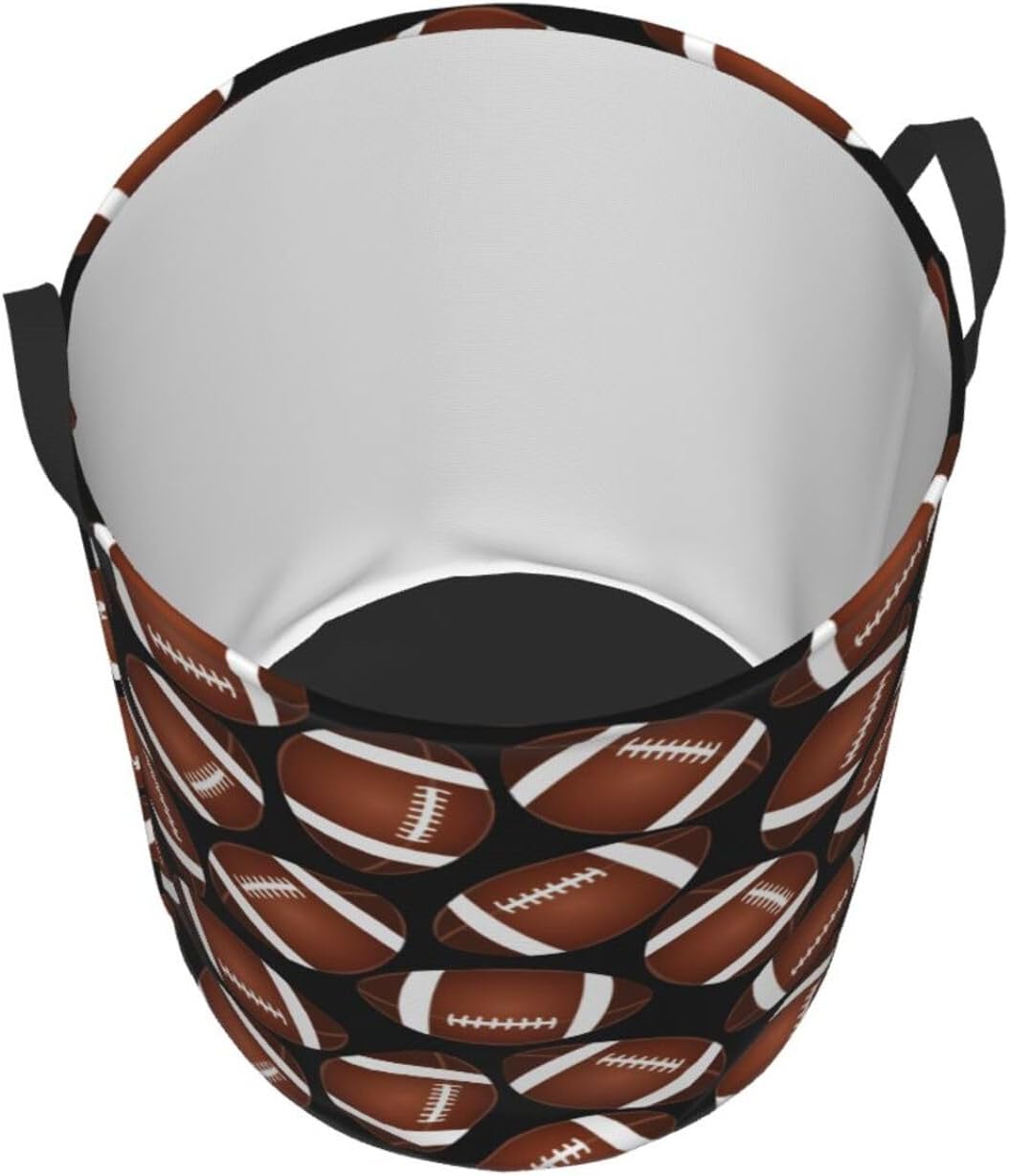 American Football Laundry Hamper with Handles - Large Collapsible