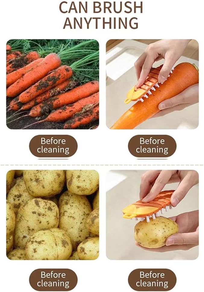 QHUDLV Vegetable Brush Cleaning Tool Set