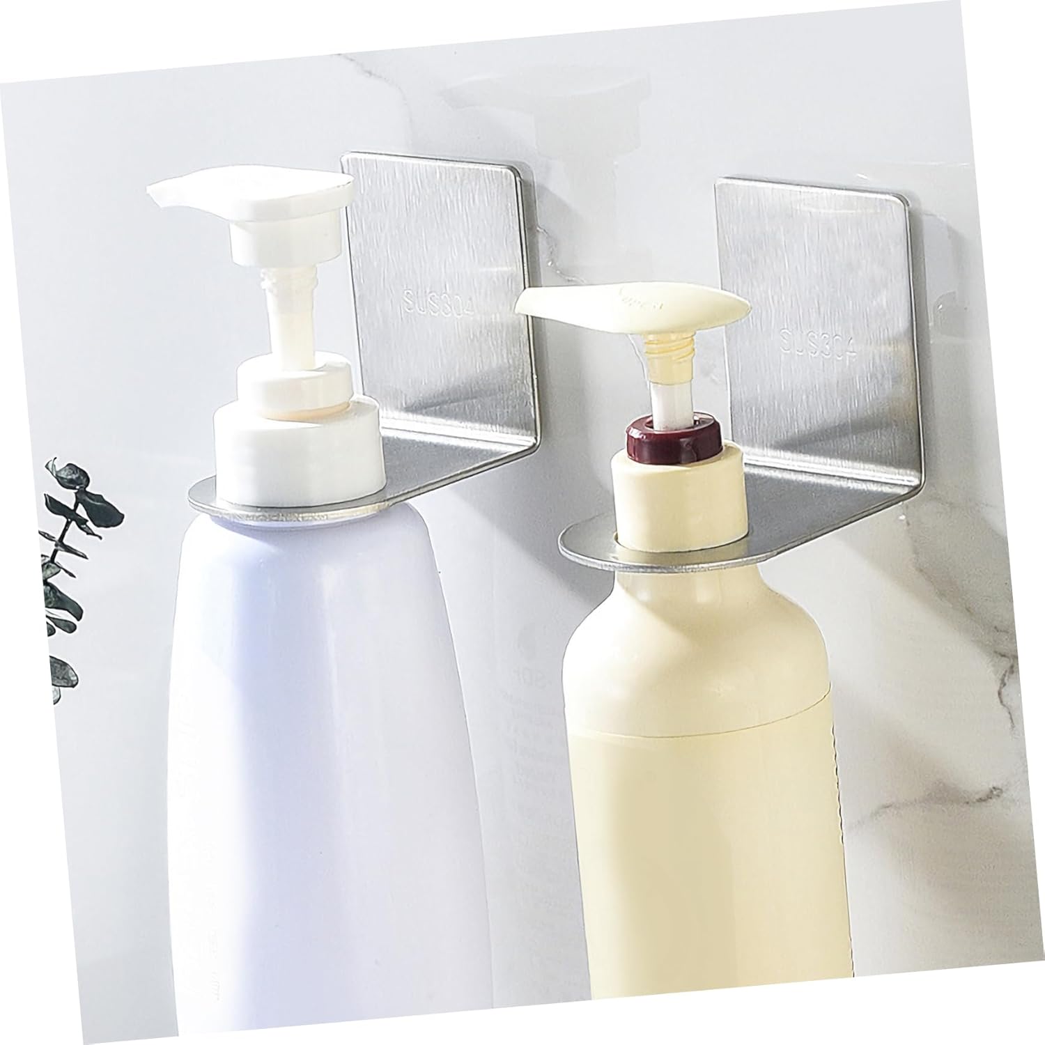 Ciieeo Stainless Steel Shower Gel Shampoo Rack Hooks