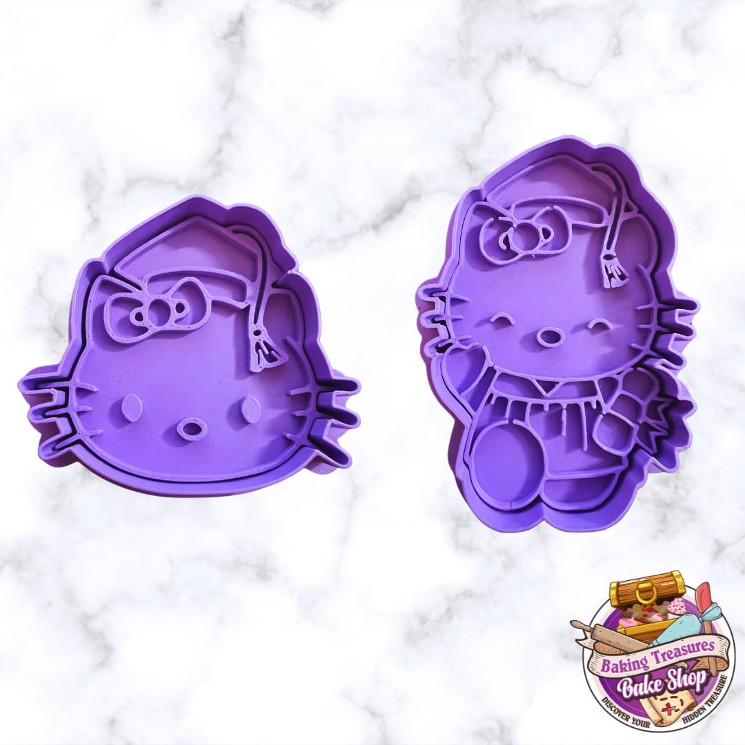 Graduation Cookie Cutters with HK KITTY Stamp Set