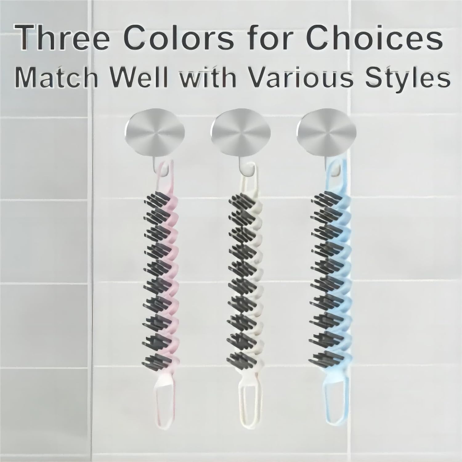 POPGIO 2 Pcs Crevice Flexible Cleaning Brushes 1