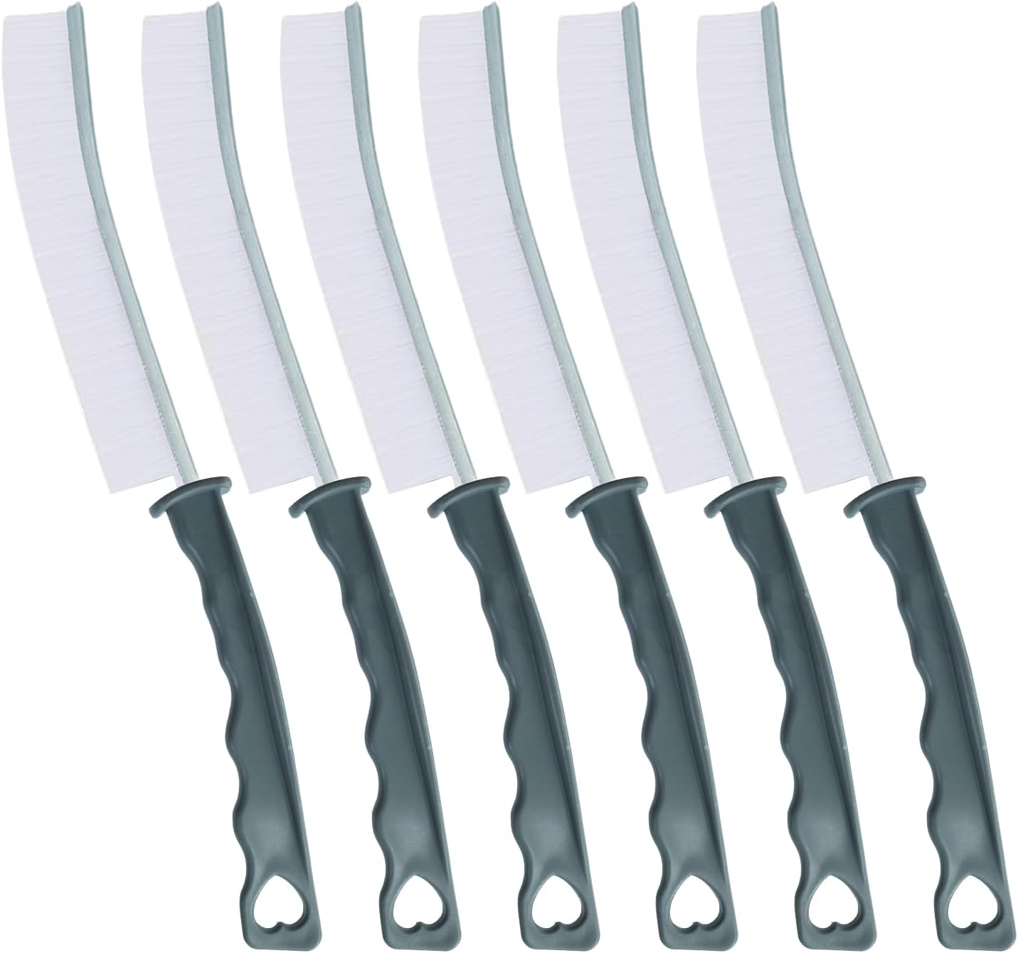 CN1ST Hard Bristle Crevice Cleaning Brush 6 Pack
