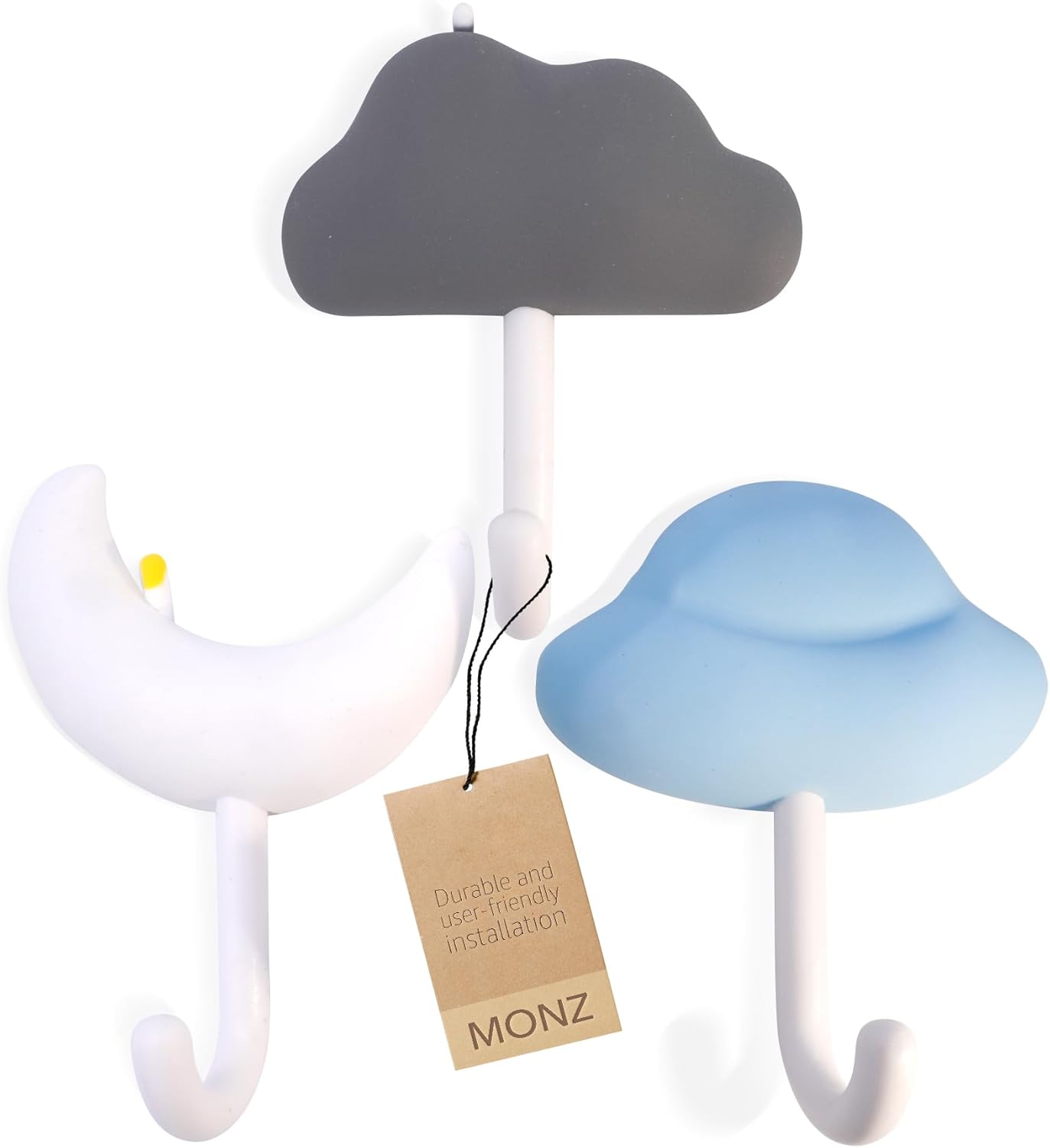 Monz Cute Hooks for Kids Room and Bathroom 1