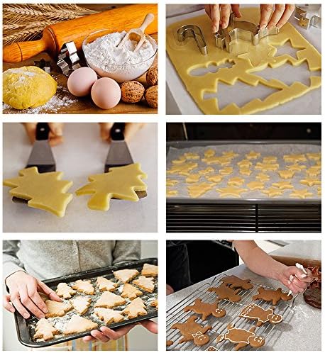 YXChome Christmas Cookie Cutter Set of 10 1