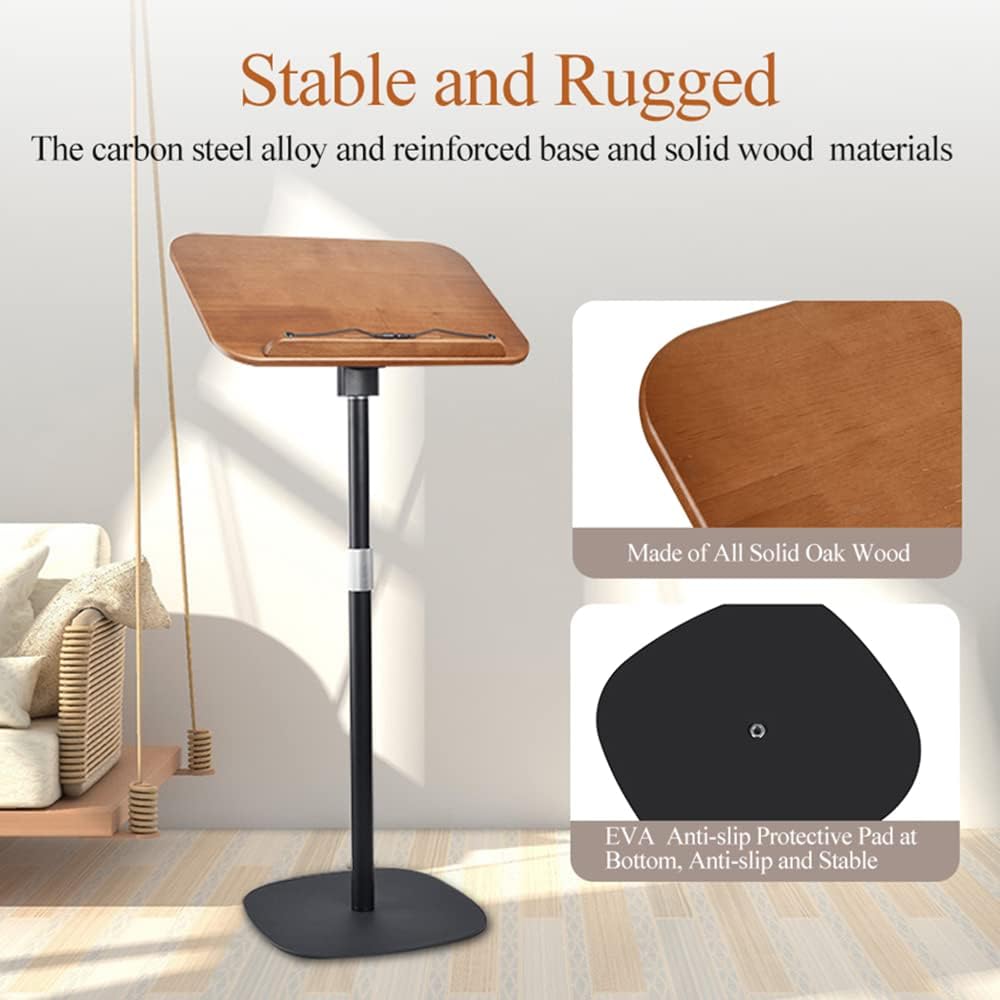 Adjustable Book Stand for Reading Bible Laptop and Tablet