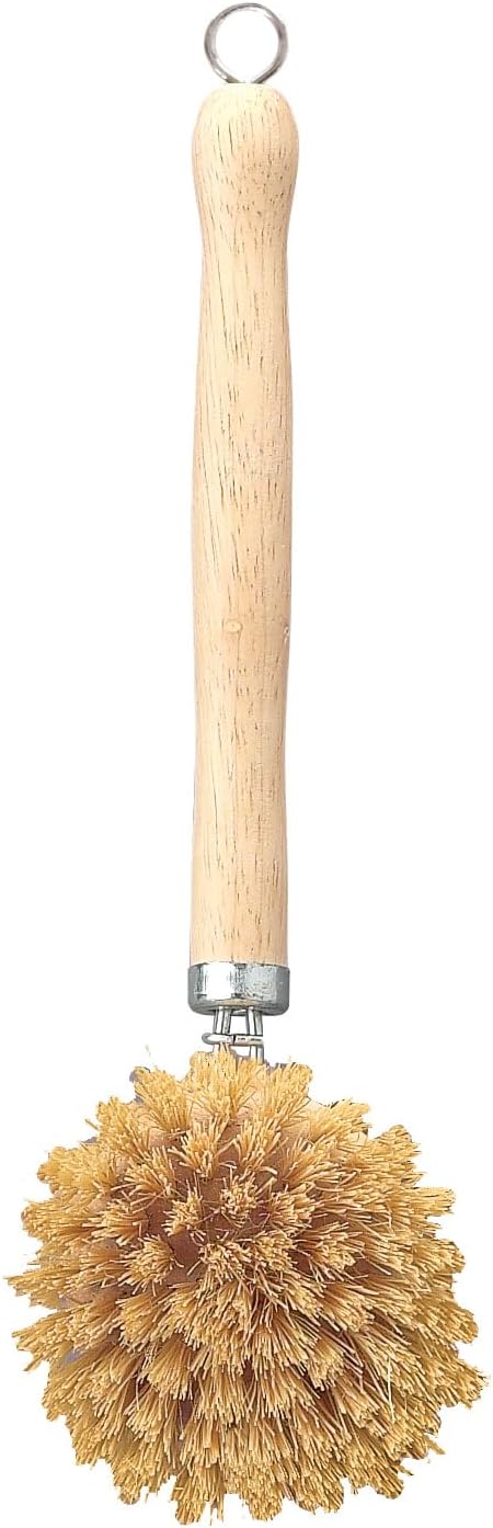 HIC Kitchen Natural Bristle Scrub Brush