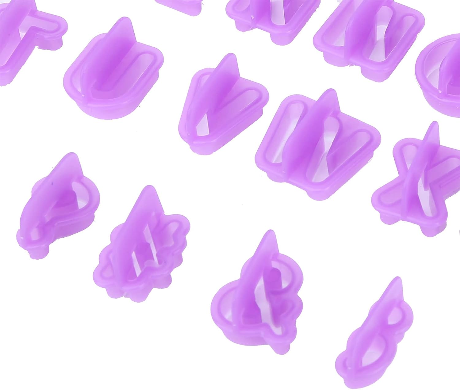40Pcs Alphabet Number Silicone Biscuits for Baking