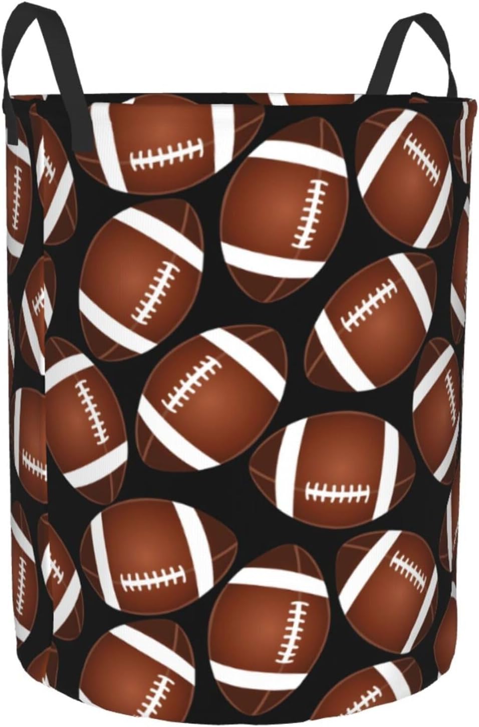 American Football Laundry Hamper with Handles - Large Collapsible