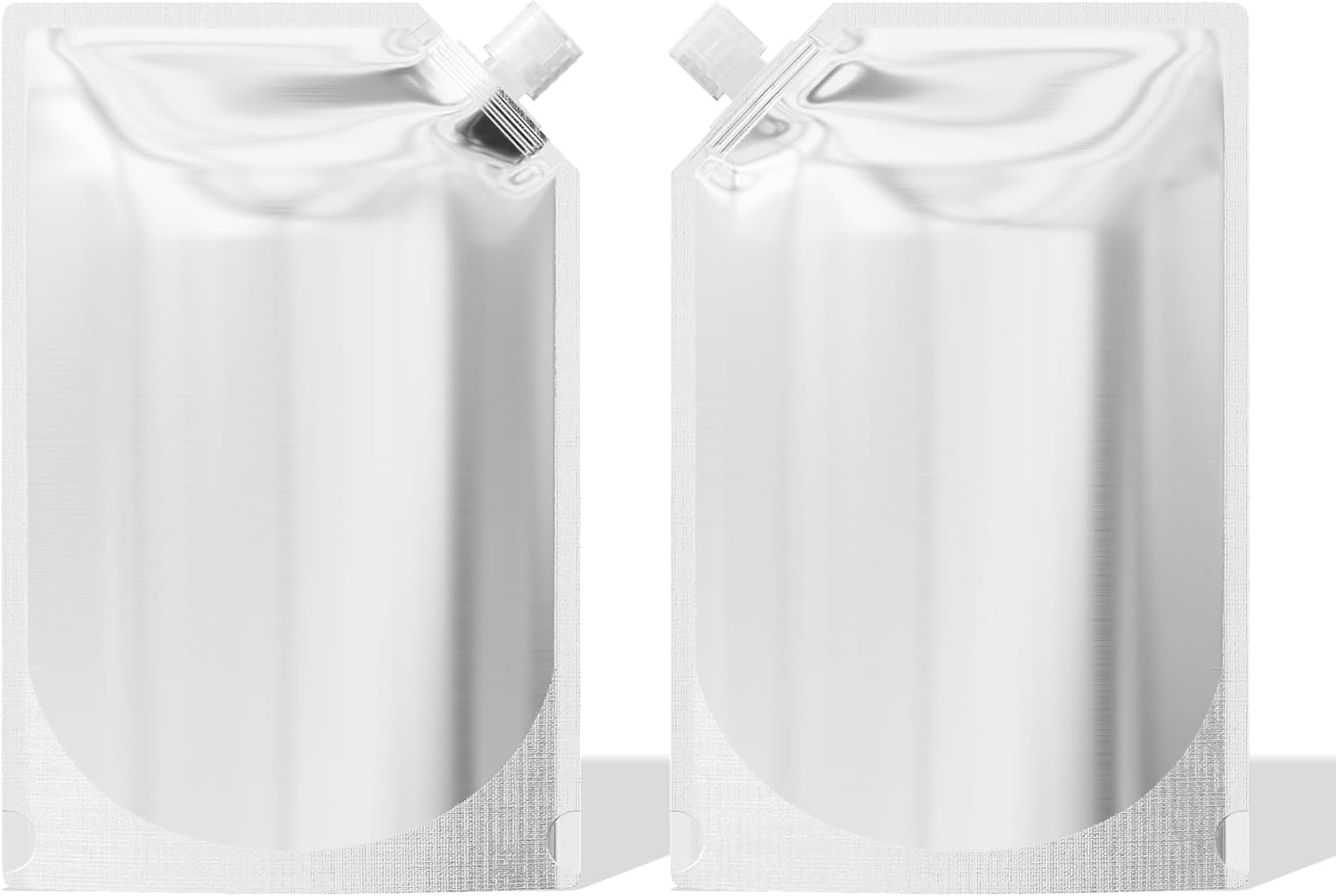 QQ Studio 50 Silver Stand Up Spout Pouches