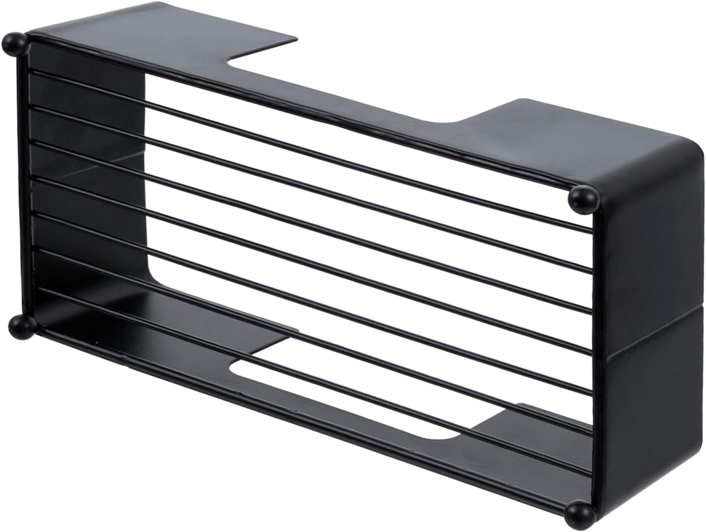 MyGift Modern Matte Black Metal Paper Towel Holder