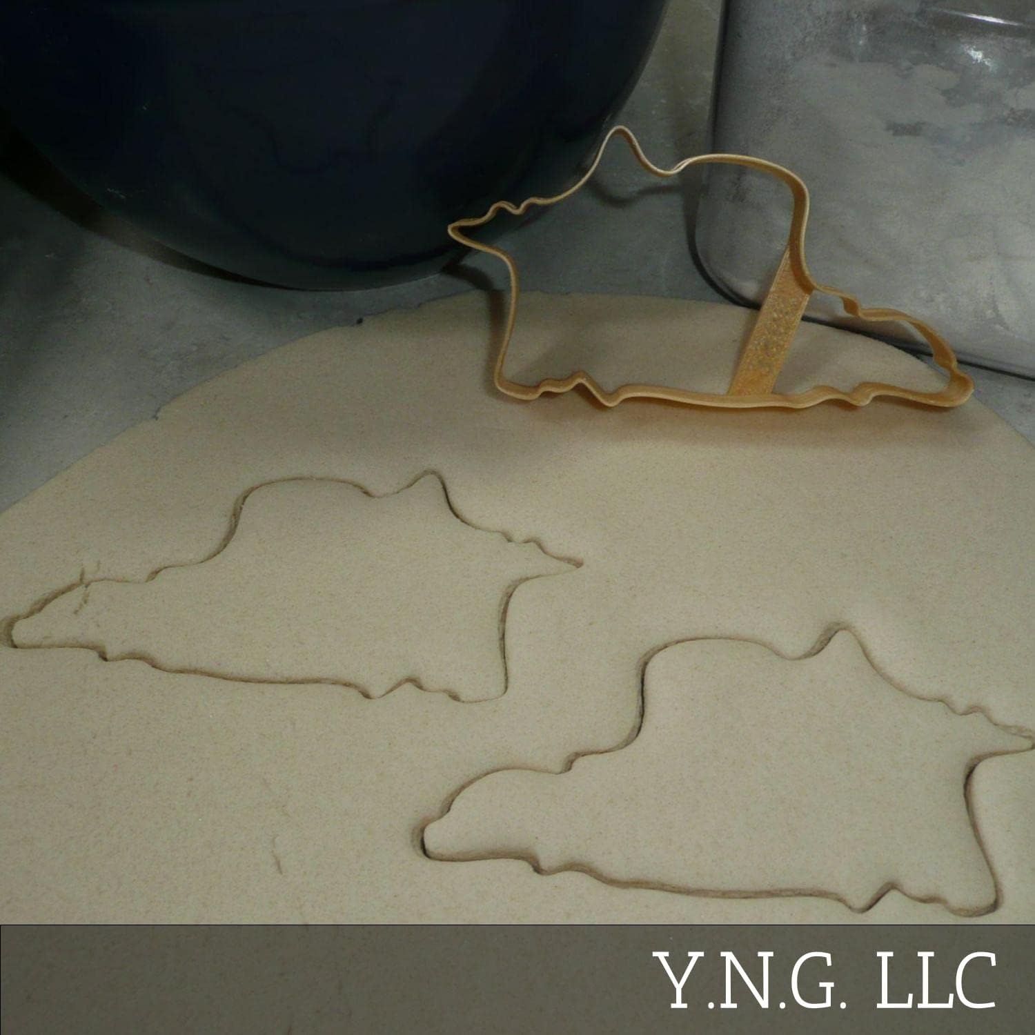 YNGLLC YABUCOA Puerto Rico Municipality Outline Cookie Cutter Made in USA PR3968