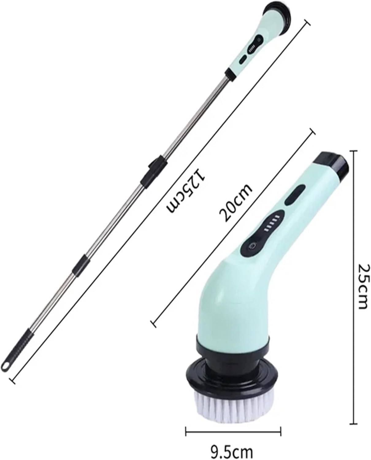 KIRIKIT Electric Spin Scrubber 9 in 1 Cordless