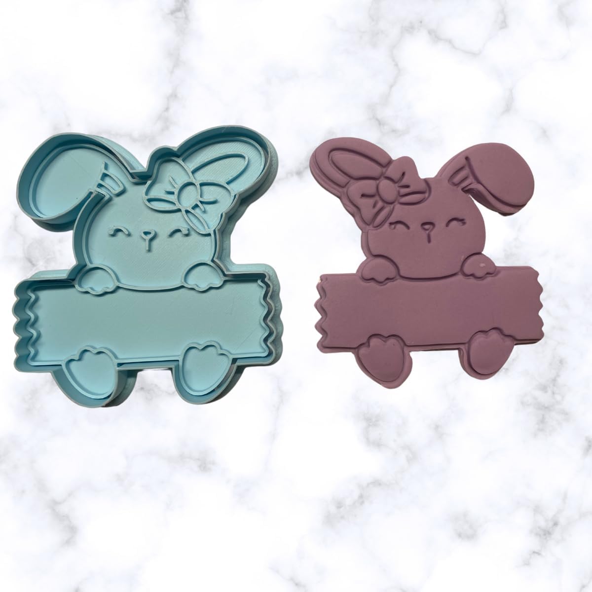 Easter Bunny Cookie Cutters 4 Designs for Baking