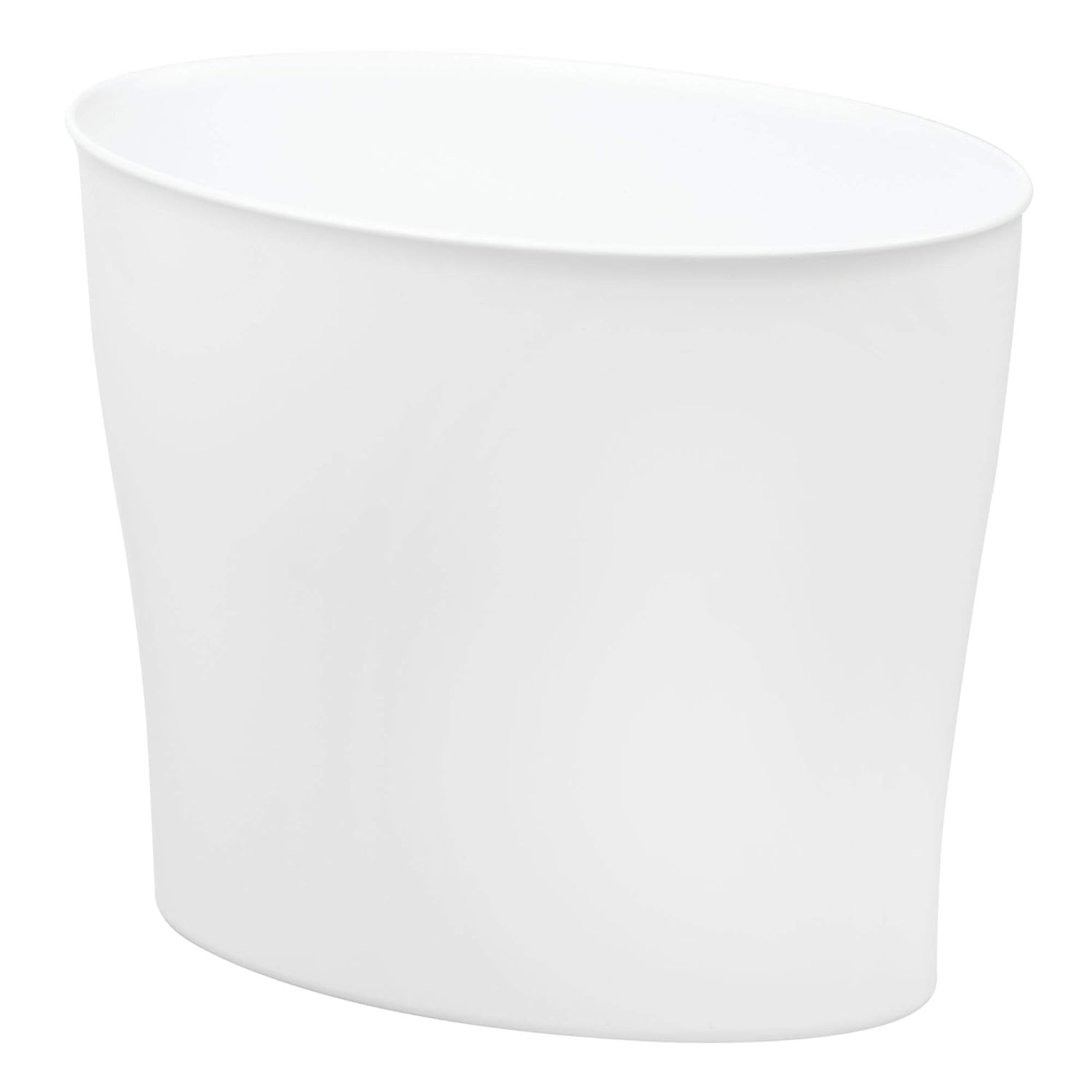 InterDesign 10 Litre Wastebasket - White Nuvo Design