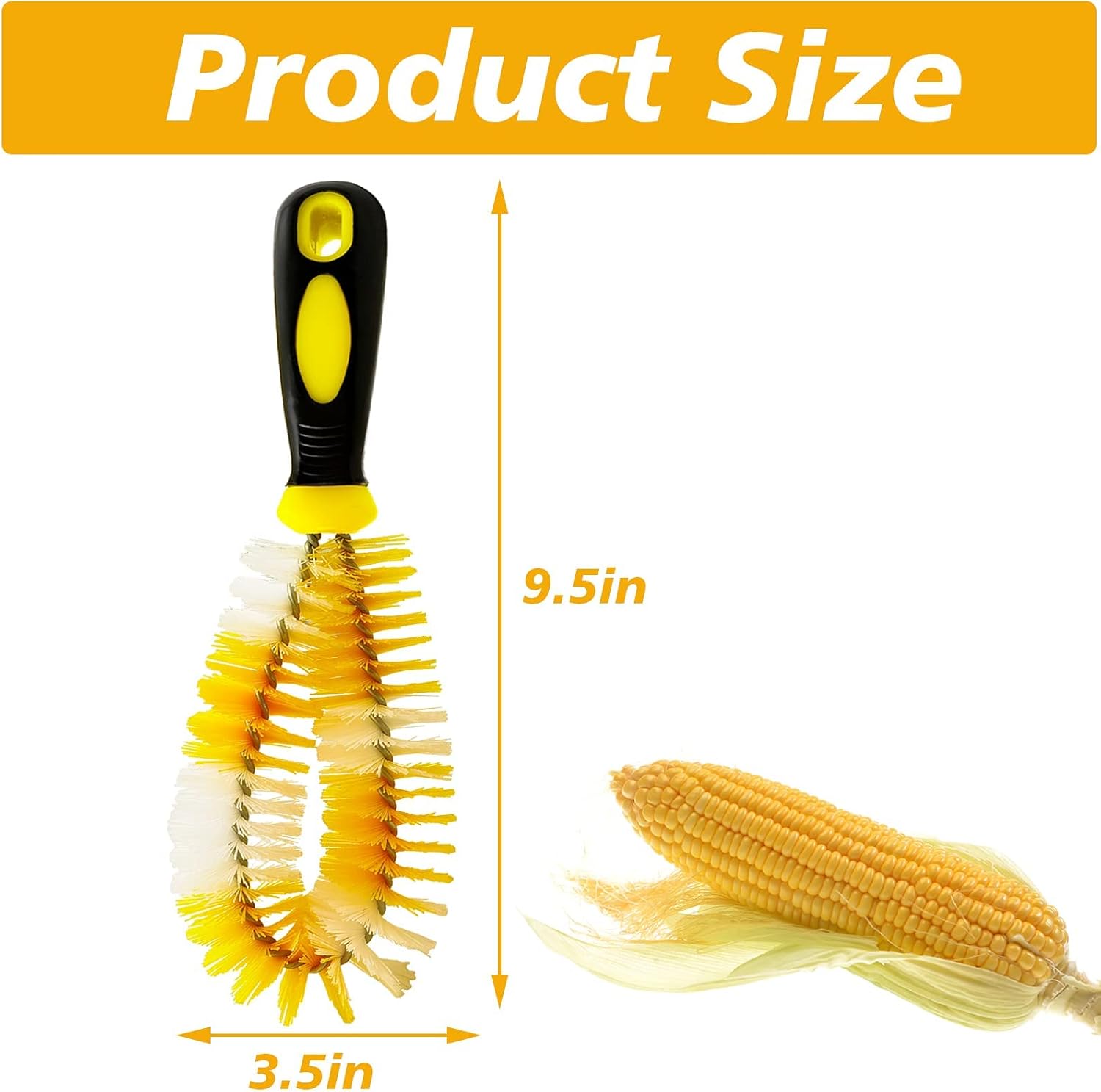 DOMUEN Corn Silk Remover Brush with Handle 1