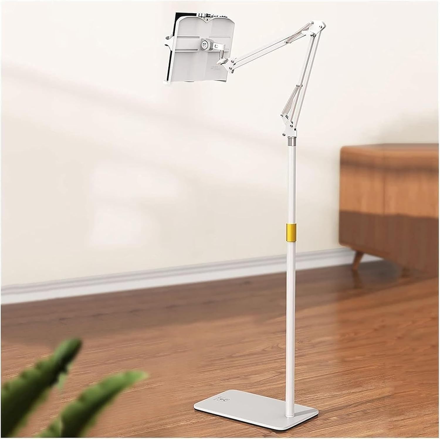 Adjustable Floor Stand with 180-Degree Rotatable Metal