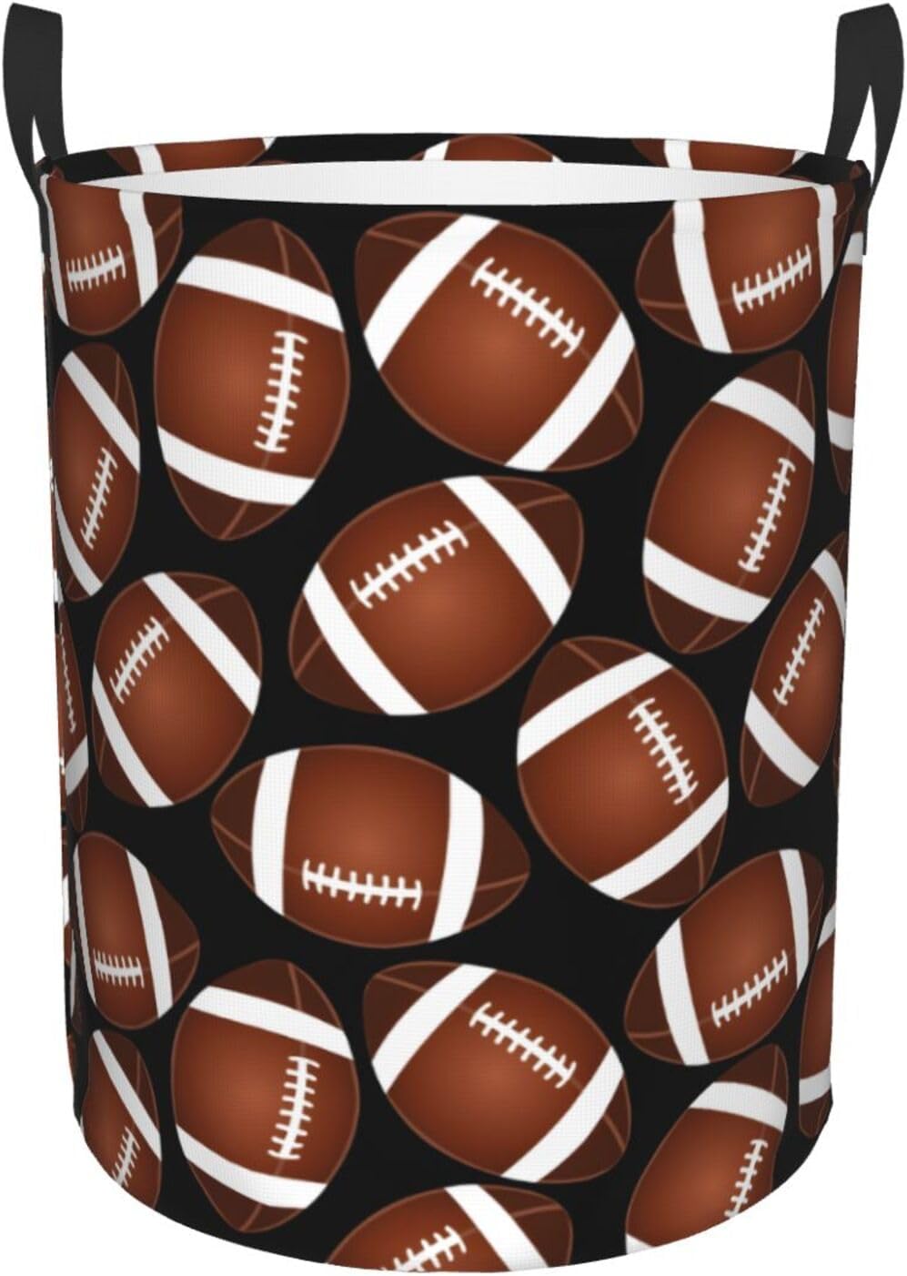 American Football Laundry Hamper with Handles - Large Collapsible