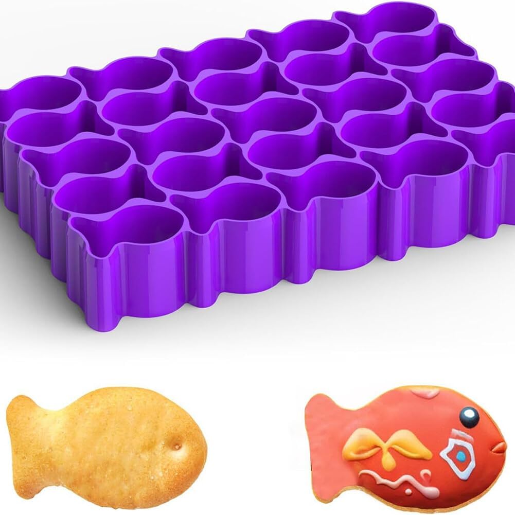 25-Cavity Goldfish Cookie Cutter for Baking 1