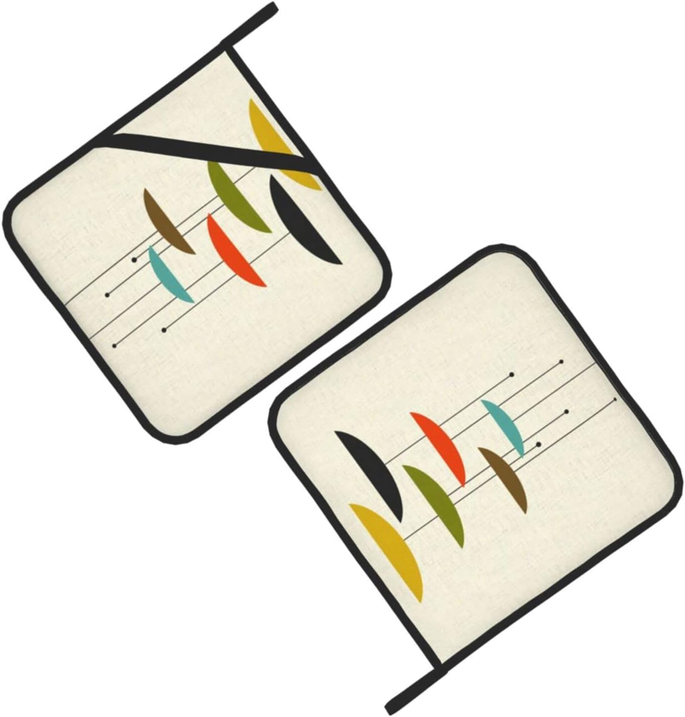 Ruzoap 2pcs Oven Mitts Potholders Set