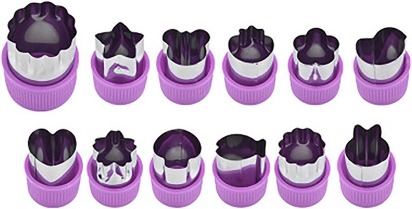 PuciO Cookie Mold Set of 12 Stainless Steel Cutters 1