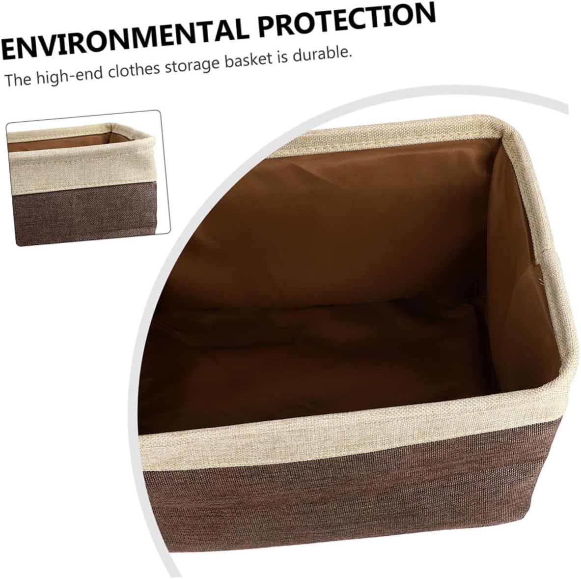 Folding Wicker Storage Basket with Lid for Home Organization 1