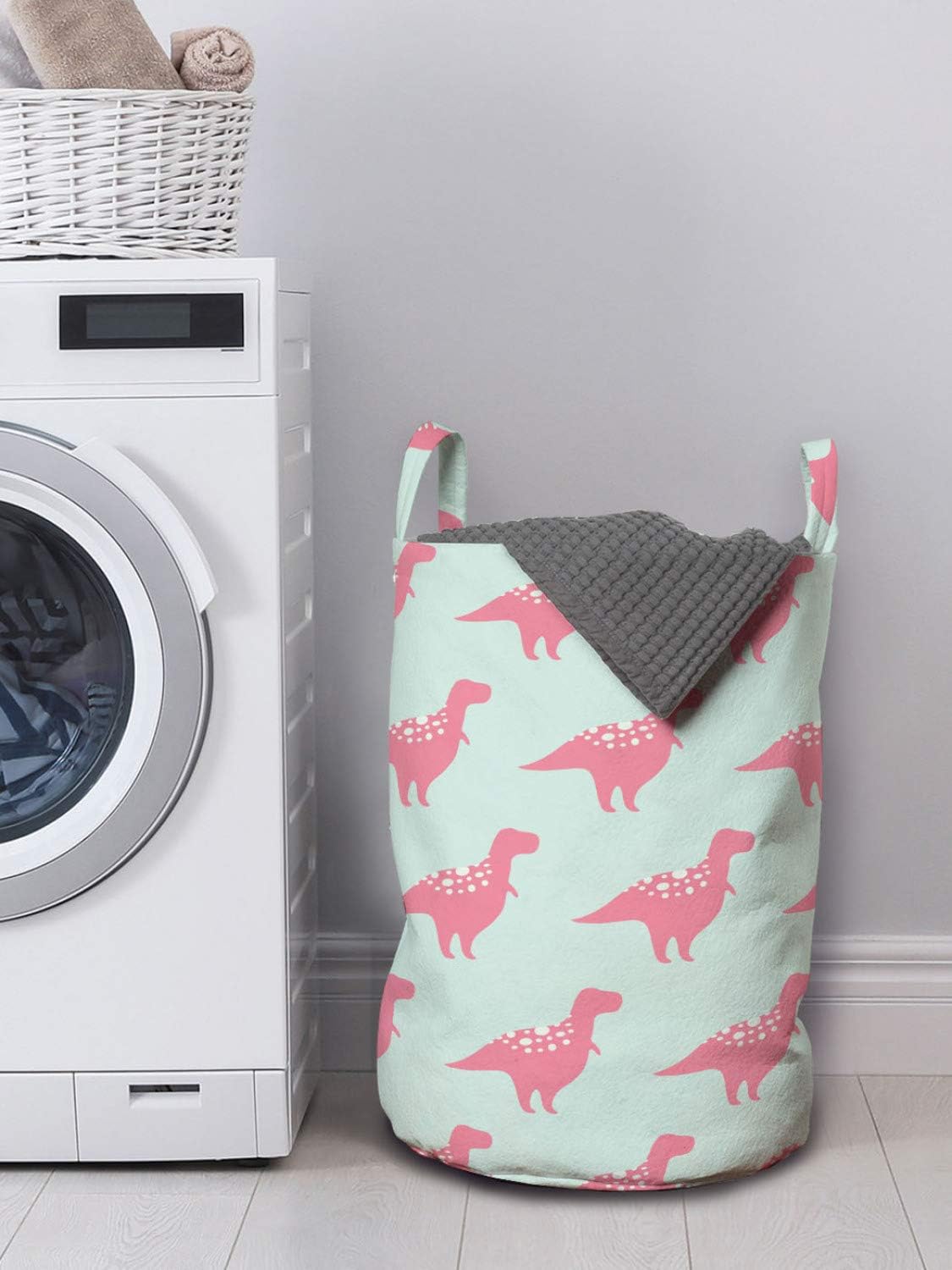 Ambesonne Dinosaur Laundry Bag - 13 x 19