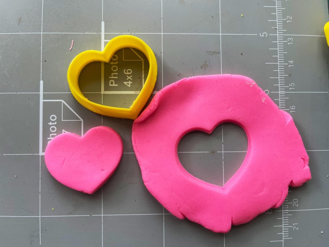 Heart Tic Tac Toe Game Cookie Cutter Set