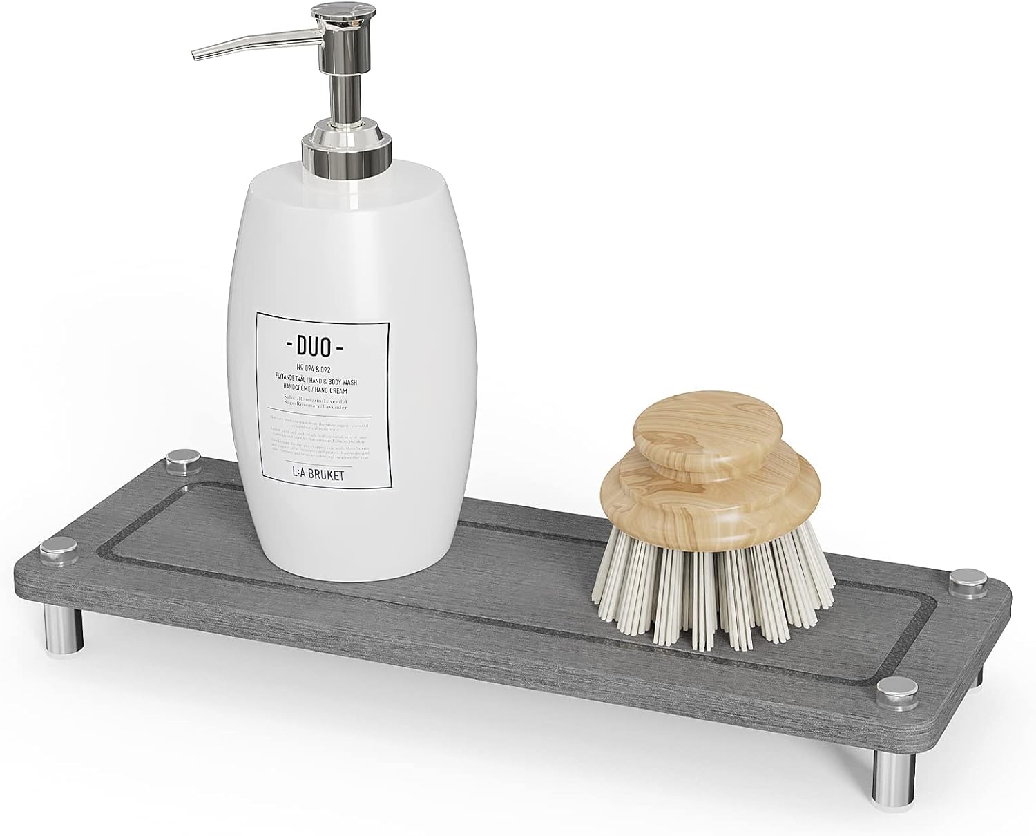 Johamoo Quick Dry Stone Sink Tray - Grey