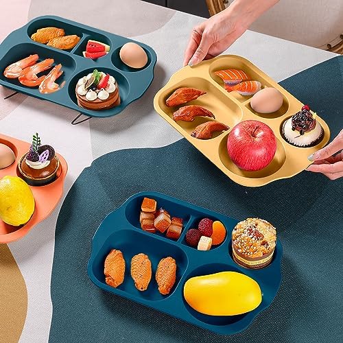 Vesici 8 Pcs 12 Inch Multicolor Divided Plates