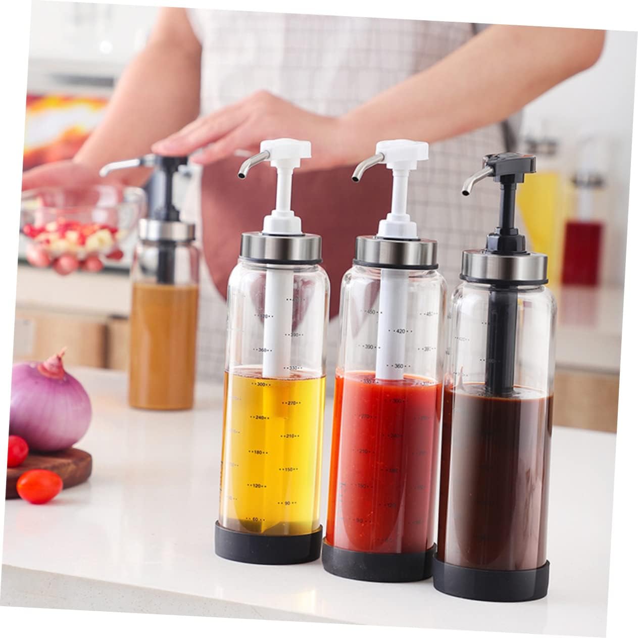 500ml Precision Sauce Squeeze Bottle for Kitchen Use