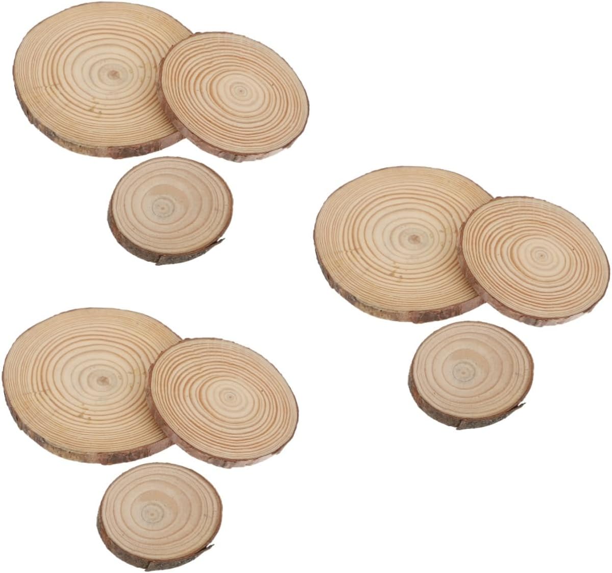 MAGICLULU 9 Pcs Wooden Coasters with Scented Candle Holders