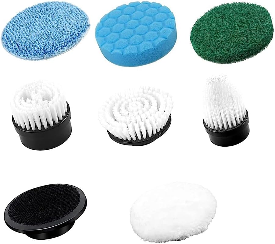axGear Cordless Electric Spin Scrubber with 7 Brush Heads