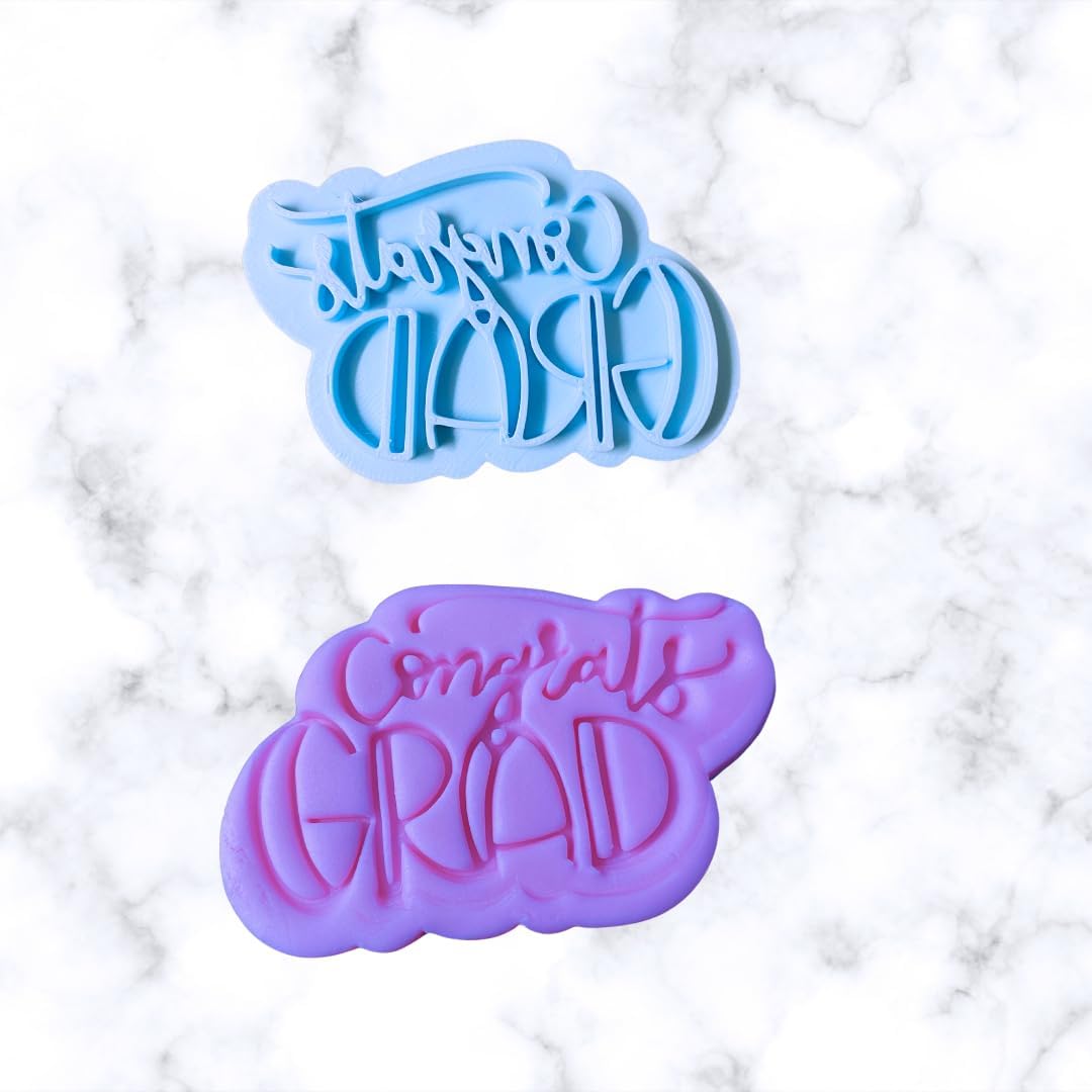Graduation Cookie Cutters with HK KITTY Stamp Set