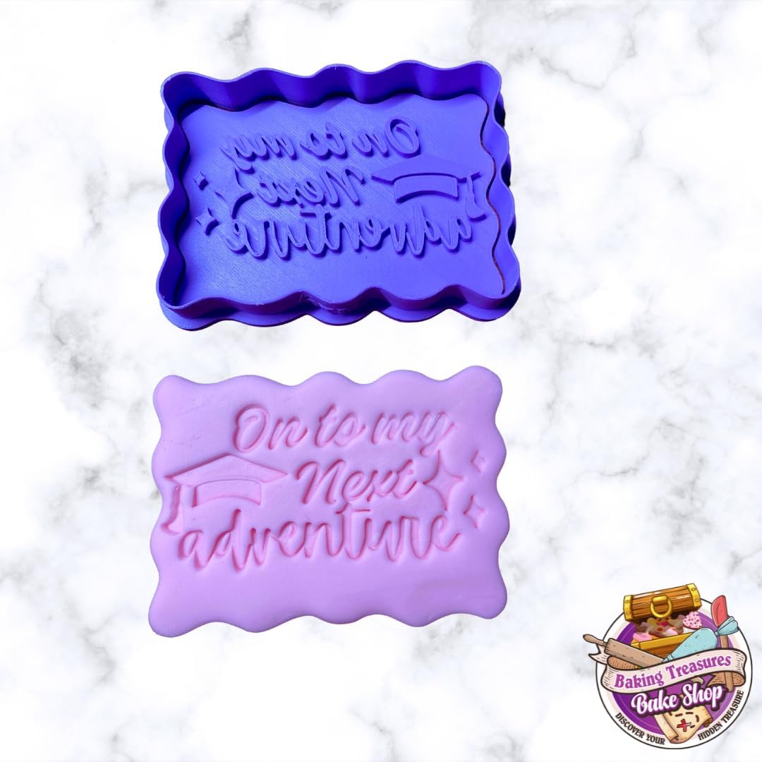 Graduation Cookie Cutters with HK KITTY Stamp Set