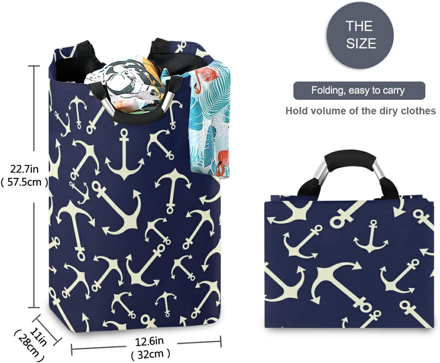 Susiyo Foldable Laundry Basket with Handles
