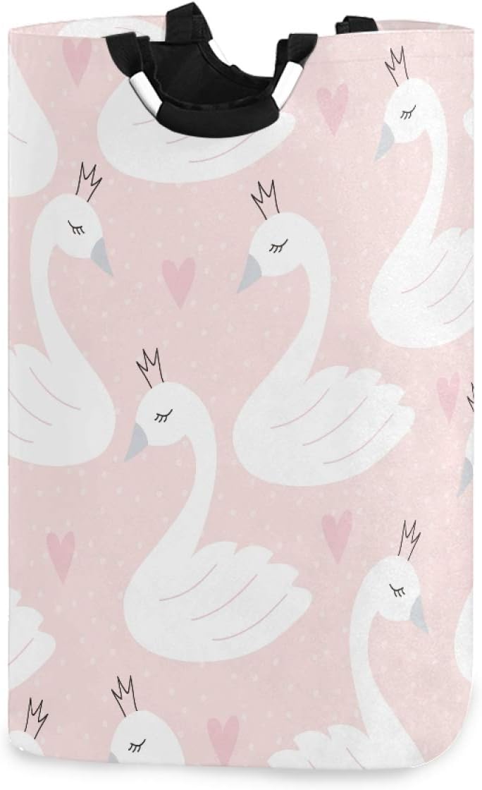 Susiyo Swan Princess Foldable Laundry Basket