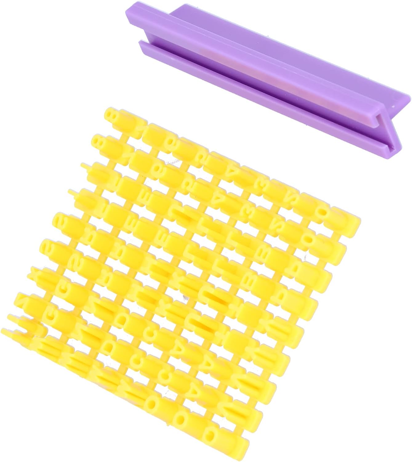 Gavigain Cookie Mold for English Letters Numbers DIY Baking Set