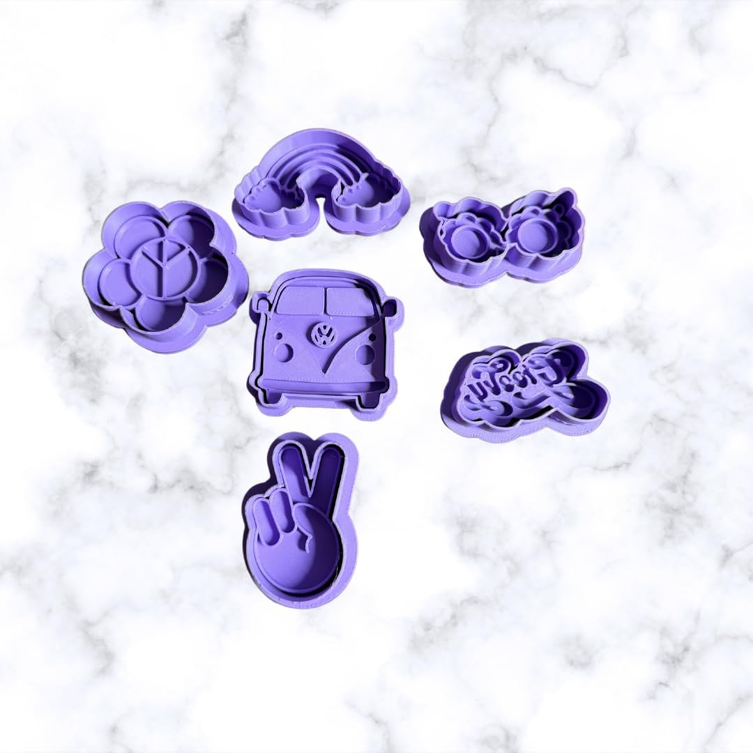 7-Piece Mini Cookie Fondant Cutter Set 175 Inch Each