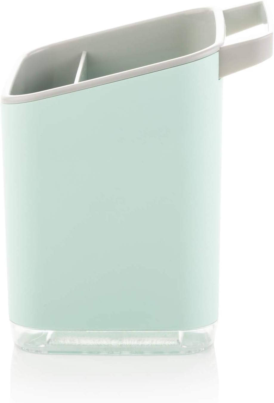 Minky Homecare Sink Caddy Sponge Holder with Tray and Drainage Spout Pastel Green