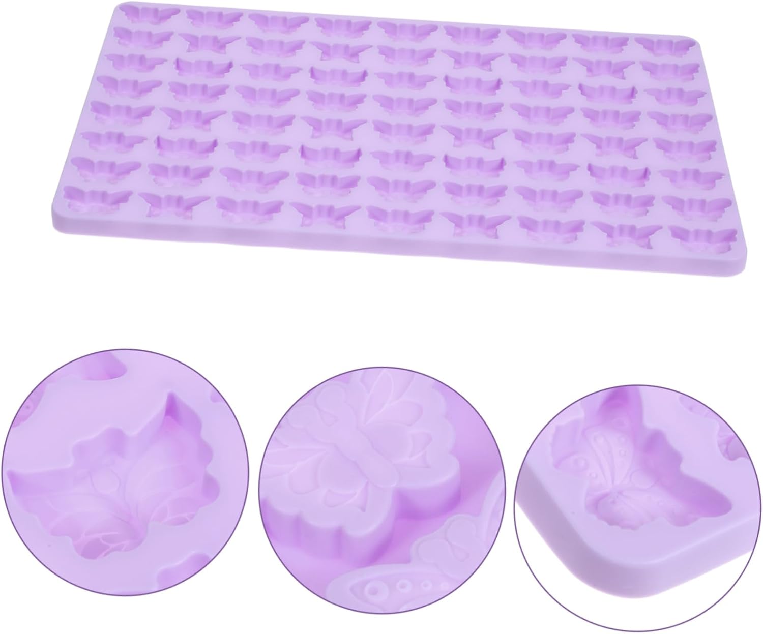 SHOWERORO Butterfly Cookie Molds Reusable Silicone Baking Set