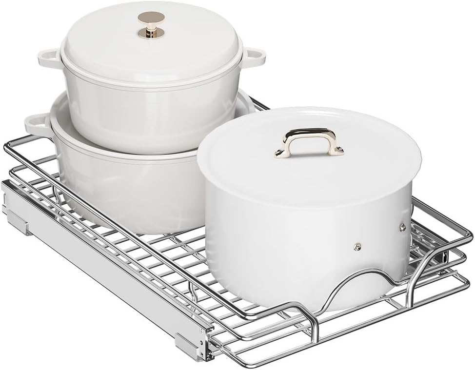 StorageWorks Pull Out Cabinet Organizer 14L x 21W x 37H