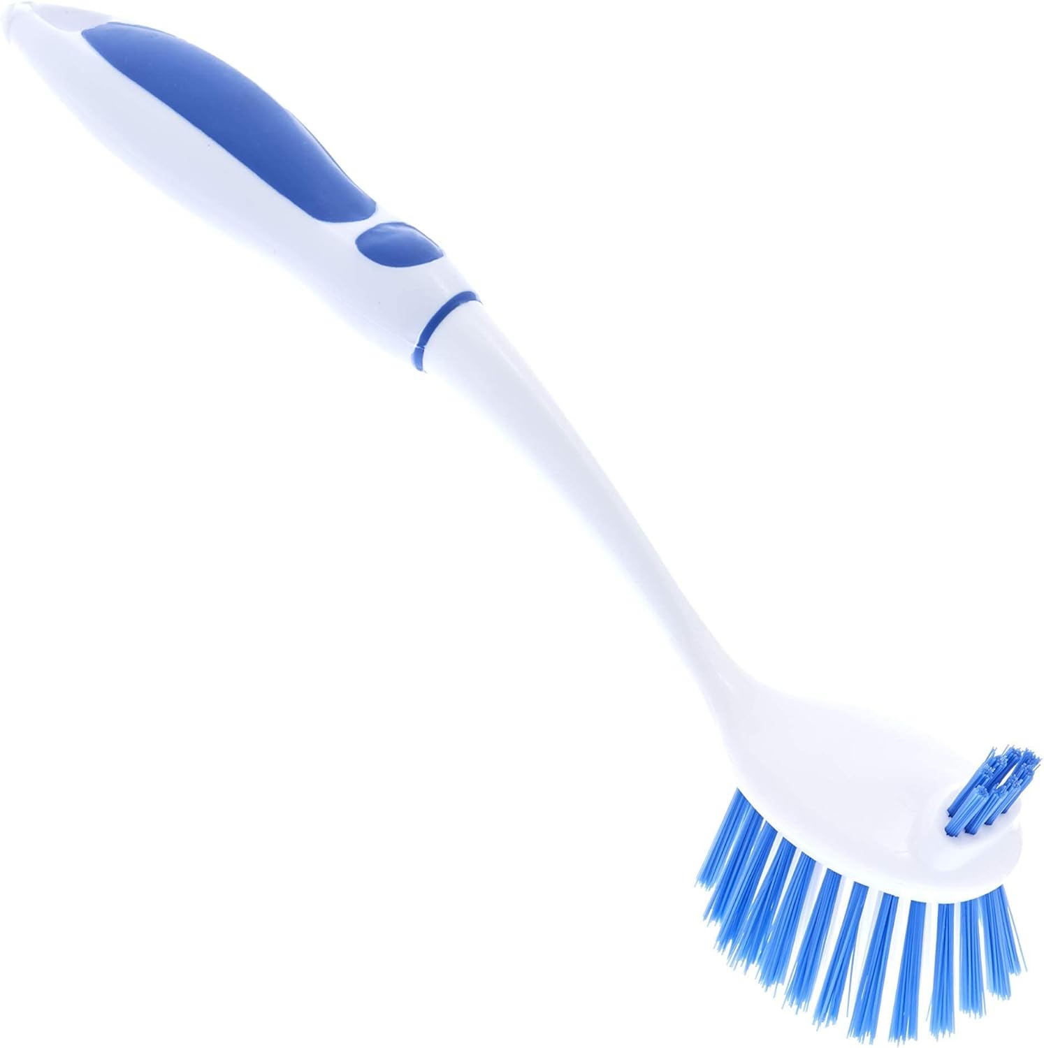 Superio Dish Washing Scrubber Brush - 2 Sided Long Handle Non Scratch