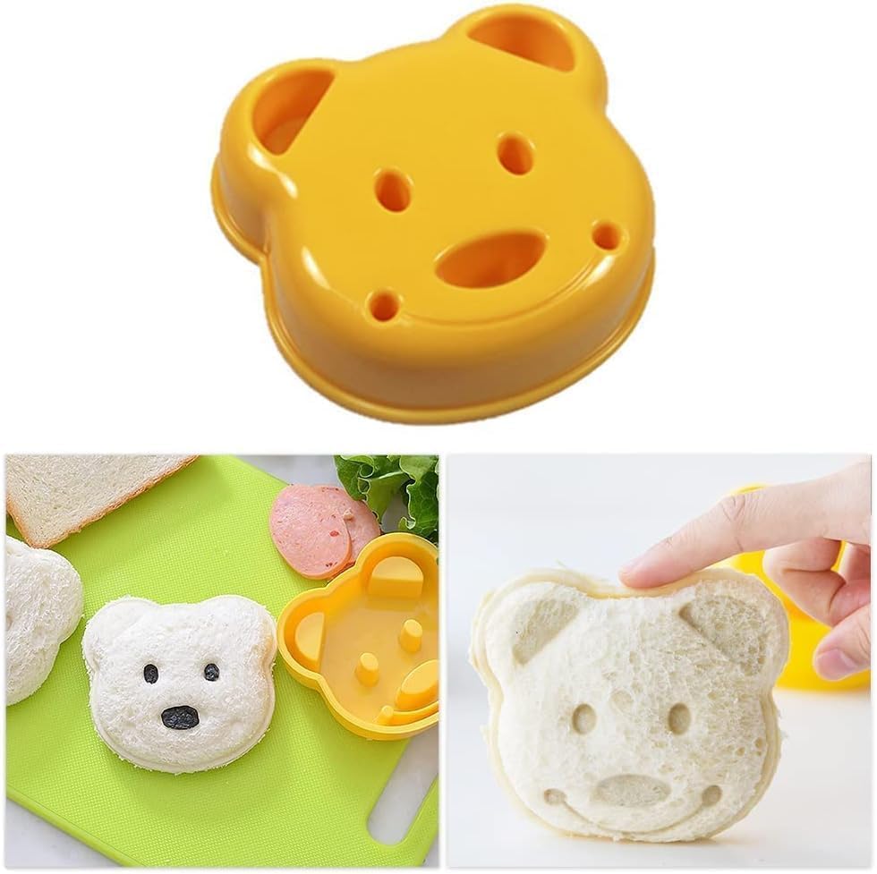 HUAfengLan 3PCS Sandwich Cutter Set for Sandwiches Cakes Cookies