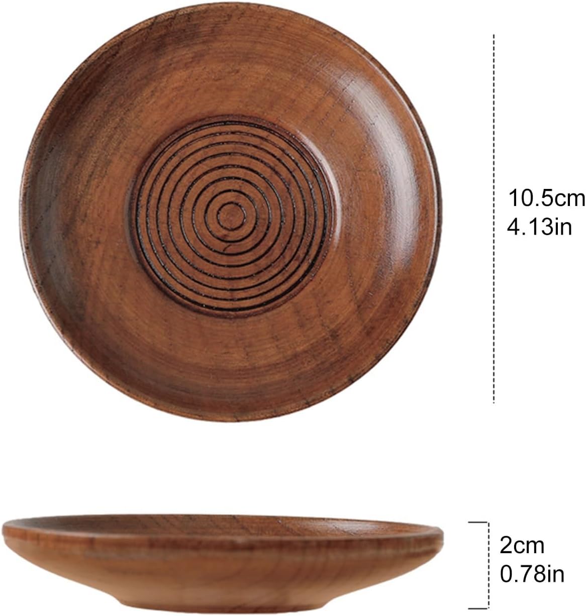Solid Wood Wine Glass Deli Topper with Coaster Holder 5pcs