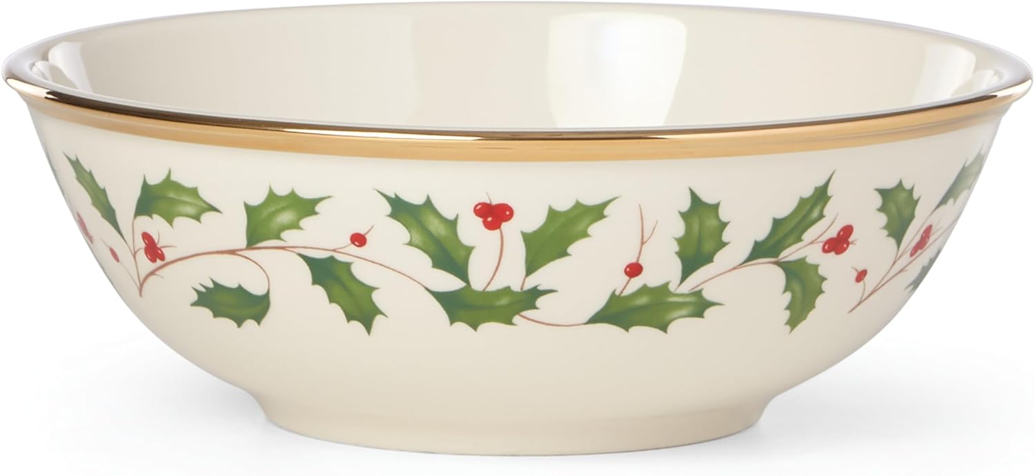 Lenox 883431 Holiday Place Setting Bowl Red Green 1