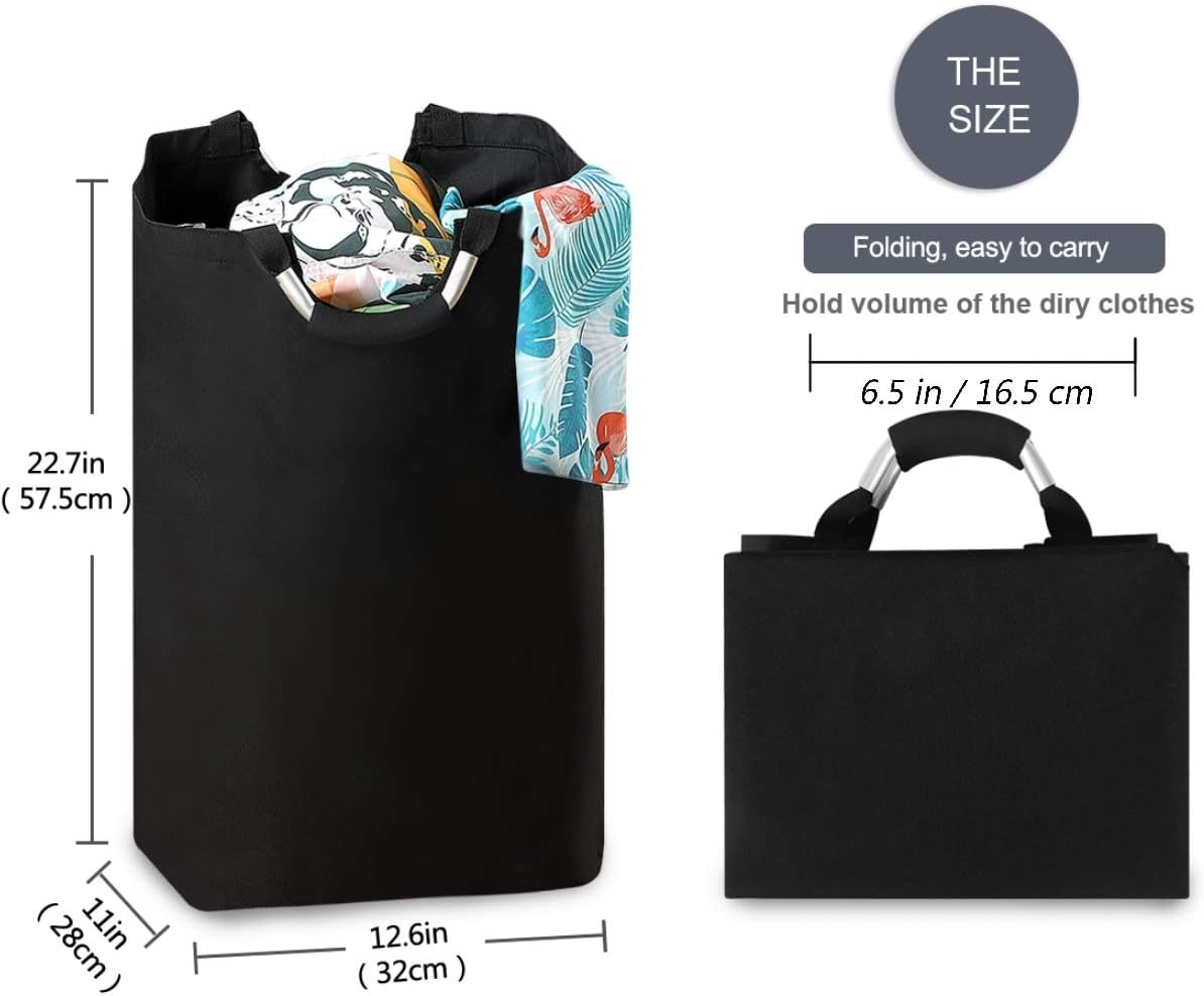 Visesunny Foldable Laundry Hamper with Handles